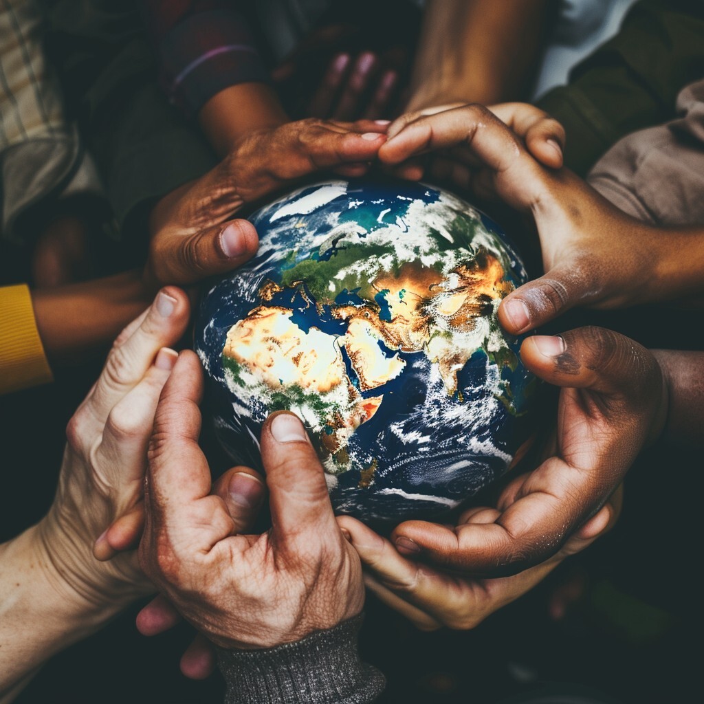 Multicultural-Hands Image